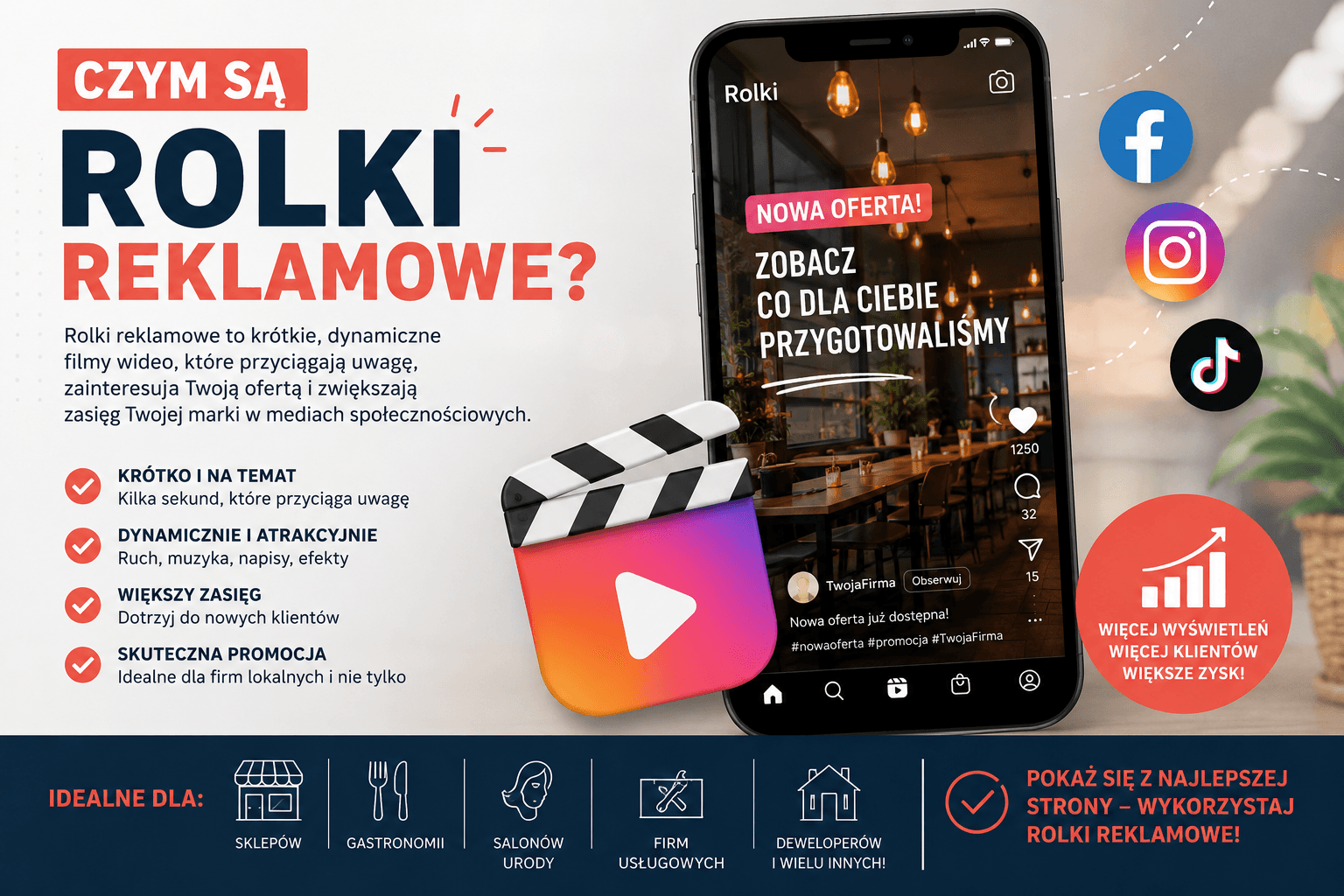 Czym są rolki reklamowe i dlaczego warto je wykorzystywać?