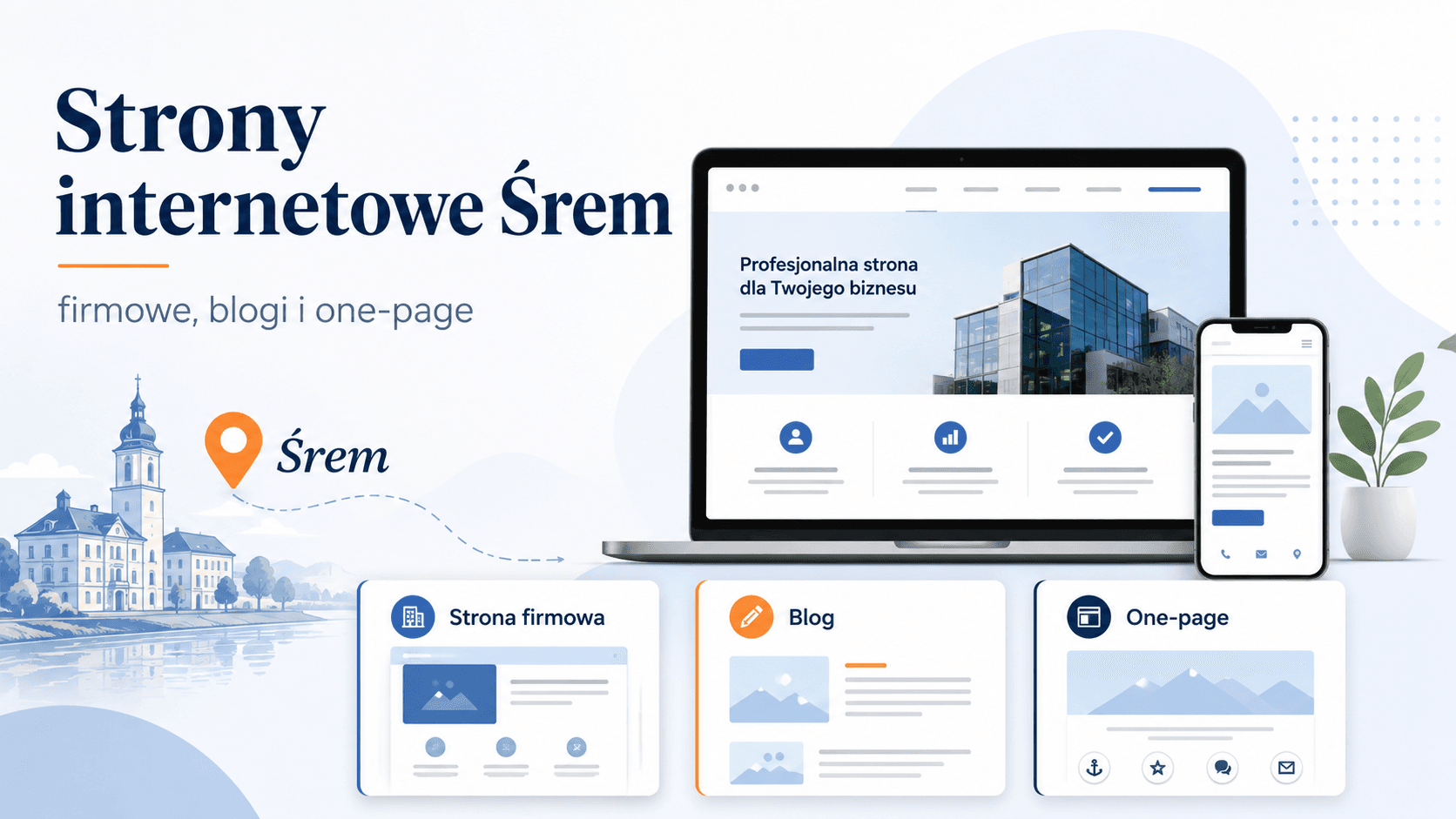 Strony internetowe Śrem – firmowe, blogi i one-page
